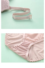 Load image into Gallery viewer, Summer New Sexy Women Bra Set Cute Fashion Wireless Gather Underwear Comfortable Panties Soft Push Up Top Lace Lingerie Set