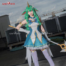 Load image into Gallery viewer, IN STOCK UWOWO Soraka Cosplay League of Legends/LOL: Star Guardian Soraka SG Cosplay Costume Dress Halloween Cos