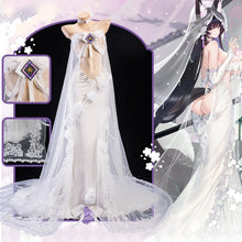 Load image into Gallery viewer, IN STOCK UWOWO Musashii Cosplay Game Azur Lanee Musashii Oath Dress 'Purest Wisteria' Bride Cosplay Costume Halloween Costume