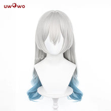 Load image into Gallery viewer, UWOWO Honkai Star Rail Firefly Cosplay Wig Long hair Grey Blue 60CM Hair Wig