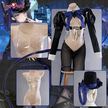 Load image into Gallery viewer, LAST BATCH UWOWO Cheshiree Cosplay Game Azur Lanee Cheshire Party Dress Suit Cosplay Costume Sexy Black Suit Halloween Costume