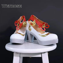 Load image into Gallery viewer, 【Wetrose】In Stock Ganyu SSR Cosplay Costume Genshin Impact Gan Yu Гань Юй Gamu Horn Head Gears Full Set Wig Shoes Halloween Xmas