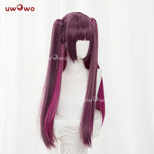 Load image into Gallery viewer, UWOWO Mikari Tachibanaa Wig 2.5 Dimensionall Seduction Niteng0o Jigen no Ririsaa Cosplay Wig Purple Long Hair With Ponytail