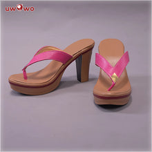 Load image into Gallery viewer, IN STOCK UWOWO Game Genshin Impact Raiden Shogun Baal Cosplay Shoes Ba'al Halloween High Heels for Women  Clothing