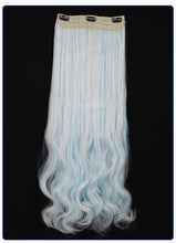 Load image into Gallery viewer, UWOWO Genshin Impact Fanart Furina Chinese Style Focalors Cospaly Wig Light Blue And Silver Hair Two Styles