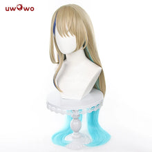 Load image into Gallery viewer, IN STOCK UWOWO Serval Cosplay Wig Honkai Star Rail Cosplay 100cm Long Light Gradient Golden Yellow Hair Heat Resistant Halloween
