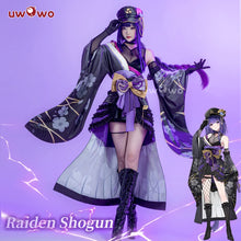 Load image into Gallery viewer, LAST BATCH UWOWO Genshin Impact Fanart Raiden Shogun Taisho Kimono Cosplay Costume