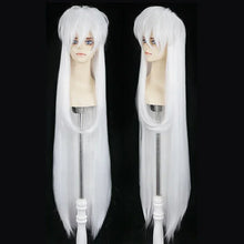 Load image into Gallery viewer, Anime Inuyasha Cosplay Costume Red Japanese Kimono Man Robe Costume Clothing With Wigs Ears And Necklace For Halloween Party