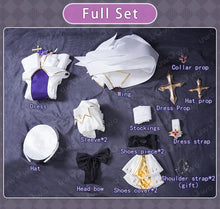 Load image into Gallery viewer, LAST BATCH UWOWO Azurr Lanee Unicorn: Snow White Guardian Angel Cosplay Costume Halloween costume