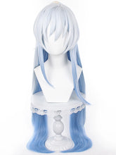 Load image into Gallery viewer, UWOWO Honkai Star Rail Jing Liu Cosplay Wig Belobog Wildfire Butterfly HSR Cosplay JingLiu Long Hair Halloween Wig