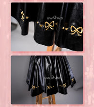 Load image into Gallery viewer, UWOWO Abyss Cosplay Needy Women Overdose Cosplay XS-3XL Black Leather Skirt Shirt Halloween Costumes Outfit Anime JK Uniform