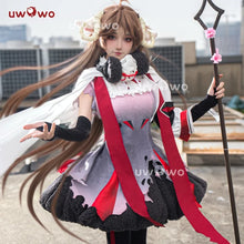 Load image into Gallery viewer, IN STOCK UWOWO Eyjafjalla Cosplay Game Arknightss Eyjafjalla Sheep Cosplay Costume with Mask Halloween Costumes
