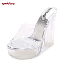 Load image into Gallery viewer, UWOWO Bloomm Enchantixx Floraa /Stellaa/Musaa Cosplay Costume Shoes Transparent Shoes Size 35-42 High heeled Shoes