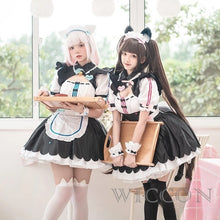 Load image into Gallery viewer, Vanilla Cosplay Costume In Stock Maid Dress Maid Outfit NEKOPARA Chocola Vanilla OVA Maid Game Uniform Cat Neko Girl Women