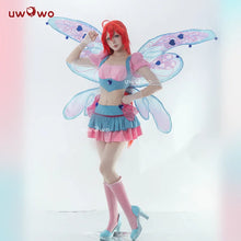 Load image into Gallery viewer, IN STOCK UWOWO Bloomm S4 Anime Cosplay Costume Big Fairy Wings Cosplay Princes Costume Outfit Butterfly Halloween Costumes