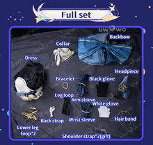 Load image into Gallery viewer, LAST BATCH UWOWO Furina Cosplay Game Genshin Impact Fanart Furina Night Gown Cosplay Costume Dress Halloween Costume