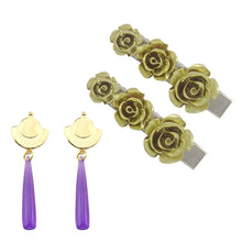 Load image into Gallery viewer, 2PCS Anime The Apothecary Diaries Maomao Headdress Cosplay Alloy Flower Hair Clip Props Headwear Accessories women Jewelry Gift