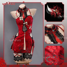 Load image into Gallery viewer, LAST BATCH UWOWO Genshin Impact Shenhe Frostflower Dew New Outfits Lantern Rite Cosplay Costume