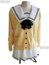 Load image into Gallery viewer, Muko Aoi MIYUKI Anime You and ME and Her: A Love Story Cosplay Costume Girl Shirt Skirt Sweater JK School Uniform Halloween Set