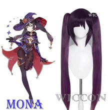 Load image into Gallery viewer, Anime Game Genshin Impact Mona Cosplay Costumes Jumpsuit Halloween Costume for Women Carnival Party Sexy Uniform Wig Clothing