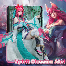 Load image into Gallery viewer, IN STOCK UWOWO LOL Ahri Cosplay Costume League of Legends Spirit Blossom Cosplay Ahri New The Nine-Tailed Foxx Halloween Oufit