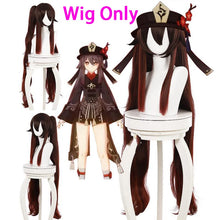 Load image into Gallery viewer, CN Costume Uniform Wig Cosplay Anime Game Genshin Impact Hutao Cosplay Hu Tao Chinese Style Halloween Costumes For Women