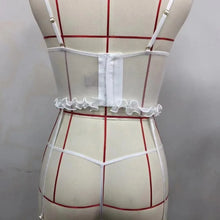 Load image into Gallery viewer, Sexy Brassiere Vest Women's Underwear Summer New Fishbone Lace Strap Design Embroideries Premium Bra and Panty Lingerie Set
