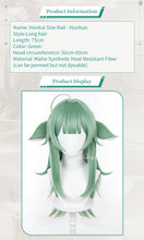 Load image into Gallery viewer, IN STOCK UWOWO Honkai Star Rail Huohuo Cosplay Wig HSR Huo Huo Cosplay Wigs Green Middle Hair
