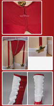 Load image into Gallery viewer, IN STOCK UWOWO Mikku Cosplay Christmas Outfit 2023 Cosplay Costume Red Dress Cute Role Play