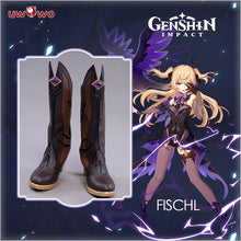 Load image into Gallery viewer, UWOWO Game Genshin Impact Fischl Cosplay Shoes Cosplay Boots Prinzessin der Verurteilung Costume Accessories Foots