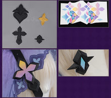 Load image into Gallery viewer, IN STOCK UWOWO Honkai Star Rail Black Swan Cosplay Costume Purple Dress Halloween costume