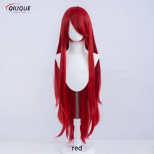 Load image into Gallery viewer, 73 Colors 100cm Long Straight Cosplay Wig Anime Compatible Universal Omopinenet Heat Resistant Synthetic Hair Wigs + Wig Cap