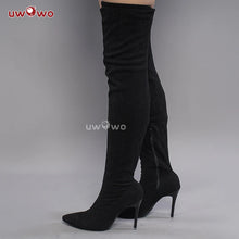 Load image into Gallery viewer, UWOWO Nierr: Automataa 2B Reincarnationn Alternatee Battler Cosplay Shoes Boots High-Tube Boots Halloween Cosplay