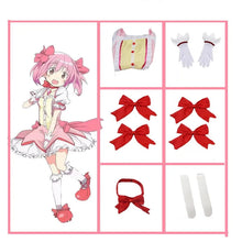 Load image into Gallery viewer, Anime Puella Magi Madoka Magica Akemi Homura Kaname Madoka Cosplay Costume Miki Sayaka Sakura Kyouko Campus Uniform Wig Shoe
