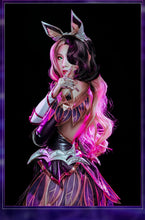 Load image into Gallery viewer, IN STOCK UWOWO League of Legend Cosplay Ahri Costume LOL Coven Ahri Costume with Ears Halloween Costume Ahri Witch Women Dress