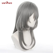 Load image into Gallery viewer, IN STOCK UWOWO Honkai Star Rail: Stelle Cosplay Wig Trailblazer Cosplay Wig Gray Heat Resistant Women Long Hair