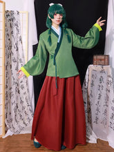 Load image into Gallery viewer, Anime Maomao Cosplay Costume Apothecary Diaries Kimono Mao Mao Uniform Wig Outfits Halloween Carnival Party For Women