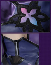Load image into Gallery viewer, IN STOCK UWOWO Honkai Star Rail Black Swan Cosplay Costume Purple Dress Halloween costume