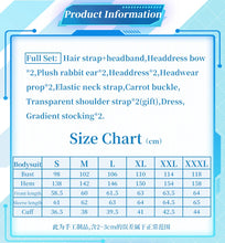 Load image into Gallery viewer, IN STOCK UWOWO Game AzuRr Lanee USS Laffey II Bunny Cosplay Costume Dress Female Party Clothing Uniform Outfits