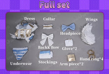 Load image into Gallery viewer, IN STOCK UWOWO Cosplay Stockingg Anarchyy Angell Cosplay Costume Dress with Wings Full Set Halloween Costumes