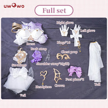 Load image into Gallery viewer, IN STOCK UWOWO Elysia Cosplay Game Honkai Impact 3: Elysia Bride Fanart Cosplay Costume With Headwear Halloween Costume