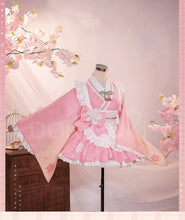 Load image into Gallery viewer, Mikuu Cosplay Costume DokiDoki-R Women Cute Pink Maid Dress Sakura Mikuu Cosplay Mikku Costume Halloween