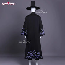 Load image into Gallery viewer, UWOWO Saja Boys Cosplay Collab Series: Kpop Huntrix Saja Boys ‘You Idol’ Jinu Black Cosplay Costume XS-3XL Halloween Costume