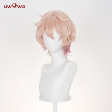 Load image into Gallery viewer, UWOWO Dahlia Wig Game Genshin impact Dahlia Cosplay Wig Short Pink Hair Halloween Wig