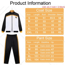 Load image into Gallery viewer, Subaru Natsuki Cosplay Costume Sportswear Re:Zero kara Hajimeru Isekai Seikatsu Jacket Pants Suit Black White Tracksuit Uniform