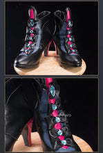 Load image into Gallery viewer, UWOWO Carlotta Shoes Game Wuthering Waves Carlotta Montelli Cosplay Shoes Black shoes Woman Size 36-43