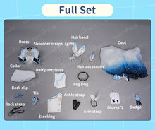 Load image into Gallery viewer, LAST BATCH UWOWO Genshin Impact Traveler Lumine Cosplay Costume Douji Bunny Suit Canon Aether&Lumine Cos Outfit Halloween Cos