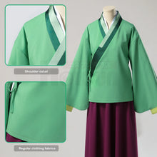 Load image into Gallery viewer, HOLOUN The Apothecary Anime Maomao Cosplay Costume Wig Elastic Skirt Green Top Rose Net Synthetic Fiber Cos Convention Gift