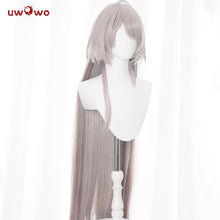 Load image into Gallery viewer, IN STOCK UWOWO Honkai Star Rail Acheron Ultimate Form Cosplay Wig Long Grey Hair