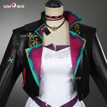 Load image into Gallery viewer, IN STOCK UWOWO Jinx Cosplay Collab Series: Game LOL Arcane S2 Powder Jinx Cosplay Costume AU Party Dance Dress Halloween costume